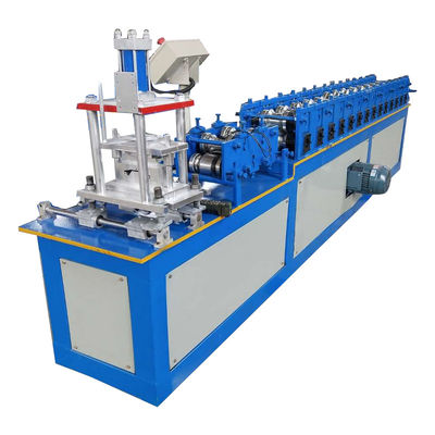 quality Hotels Automatic Metal Roller Shutter Door Machine Sandwich Cut Slat Forming PU Foam Slats Rolling Machinery factory